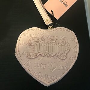 Juicy couture pink coin purse wristlet